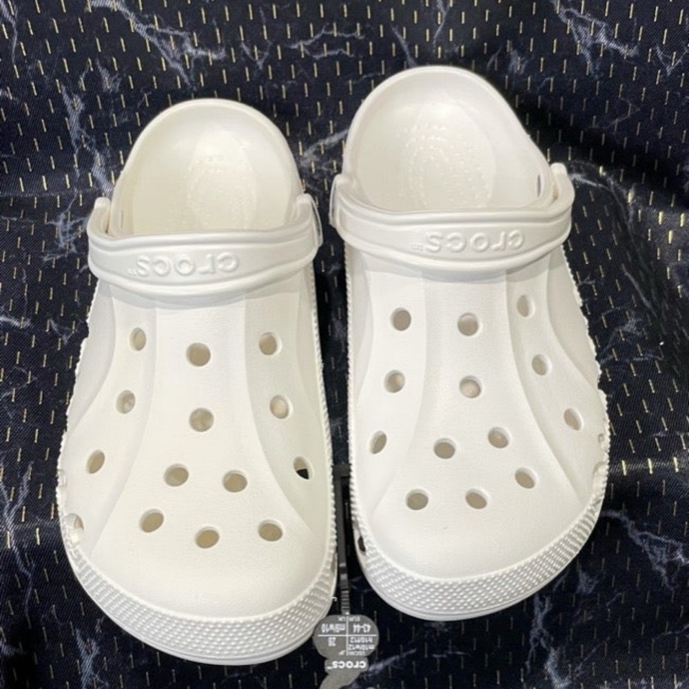 Crocs Unisex's Mens Baya Clogs - White
